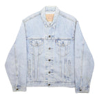 LEVI'S Mens Blue Denim Jacket M Cotton Button Classic Casual Vintage Style
