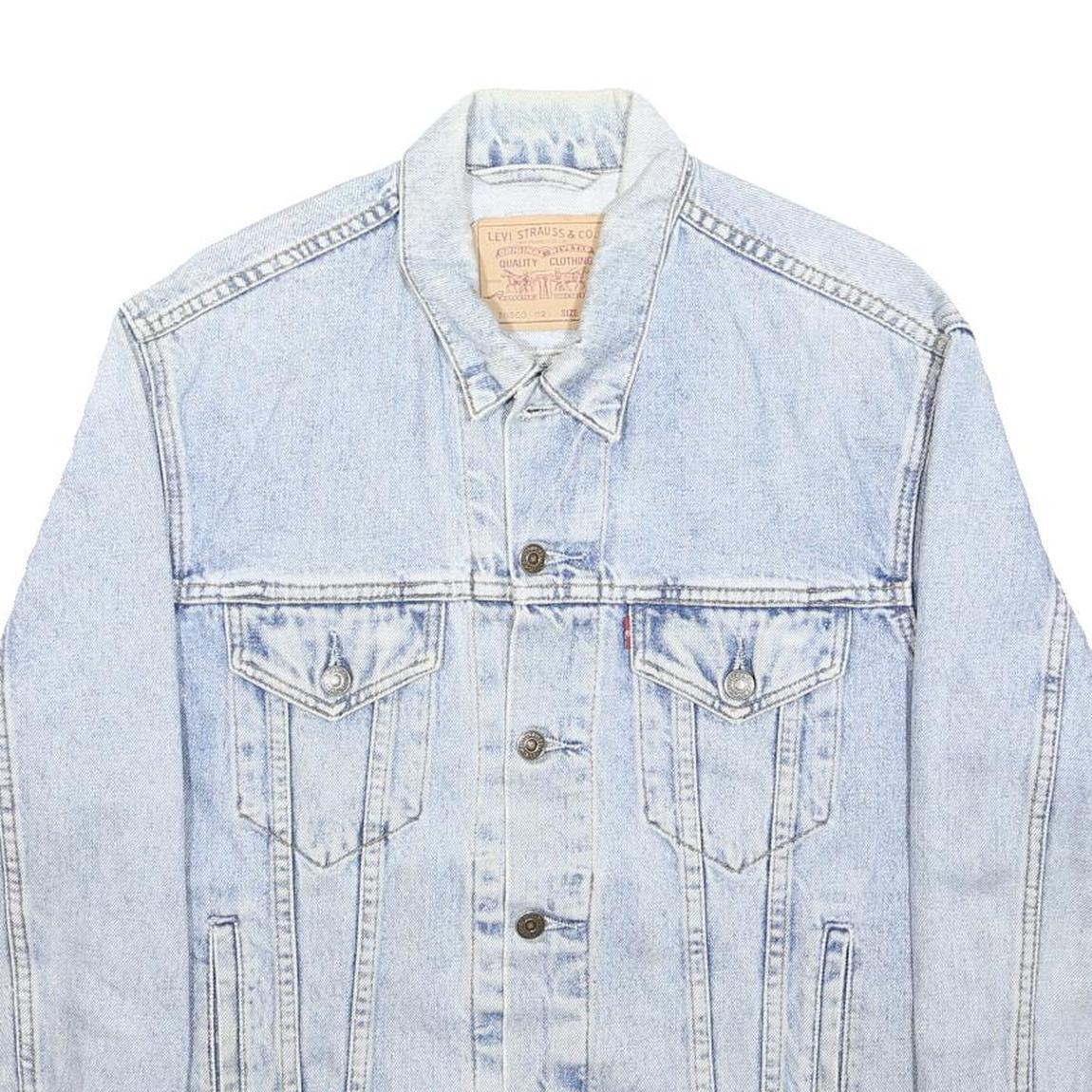 LEVI'S Mens Blue Denim Jacket M Cotton Button Classic Casual Vintage Style