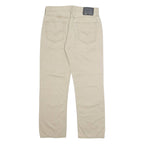 LEVI'S 514 Mens Trousers Cream Regular Straight W32 L30