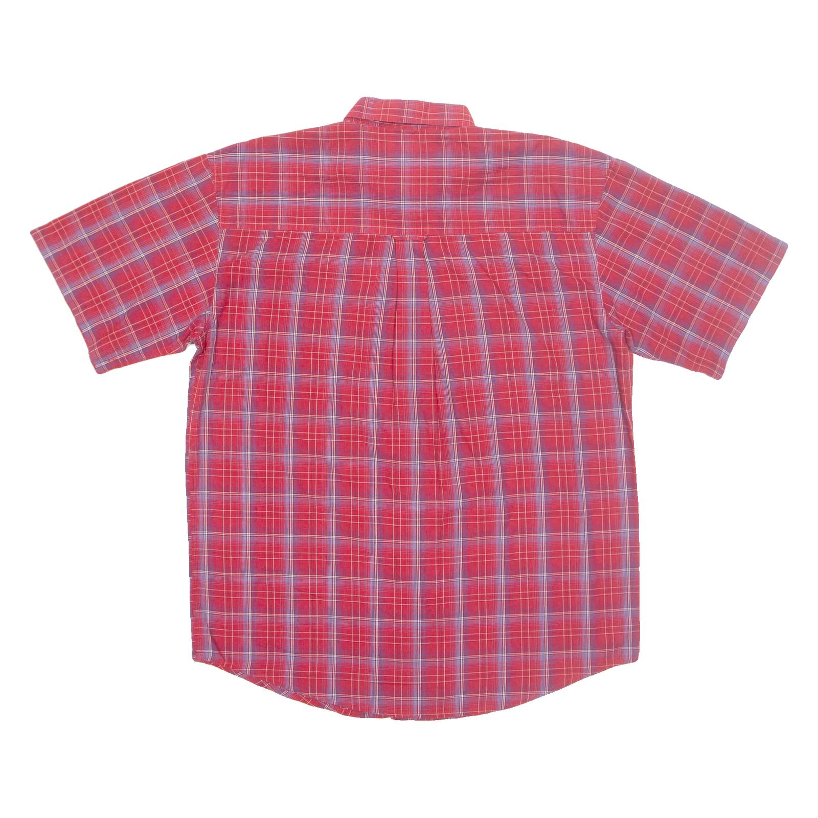 WRANGLER Mens Shirt Blue Check XL