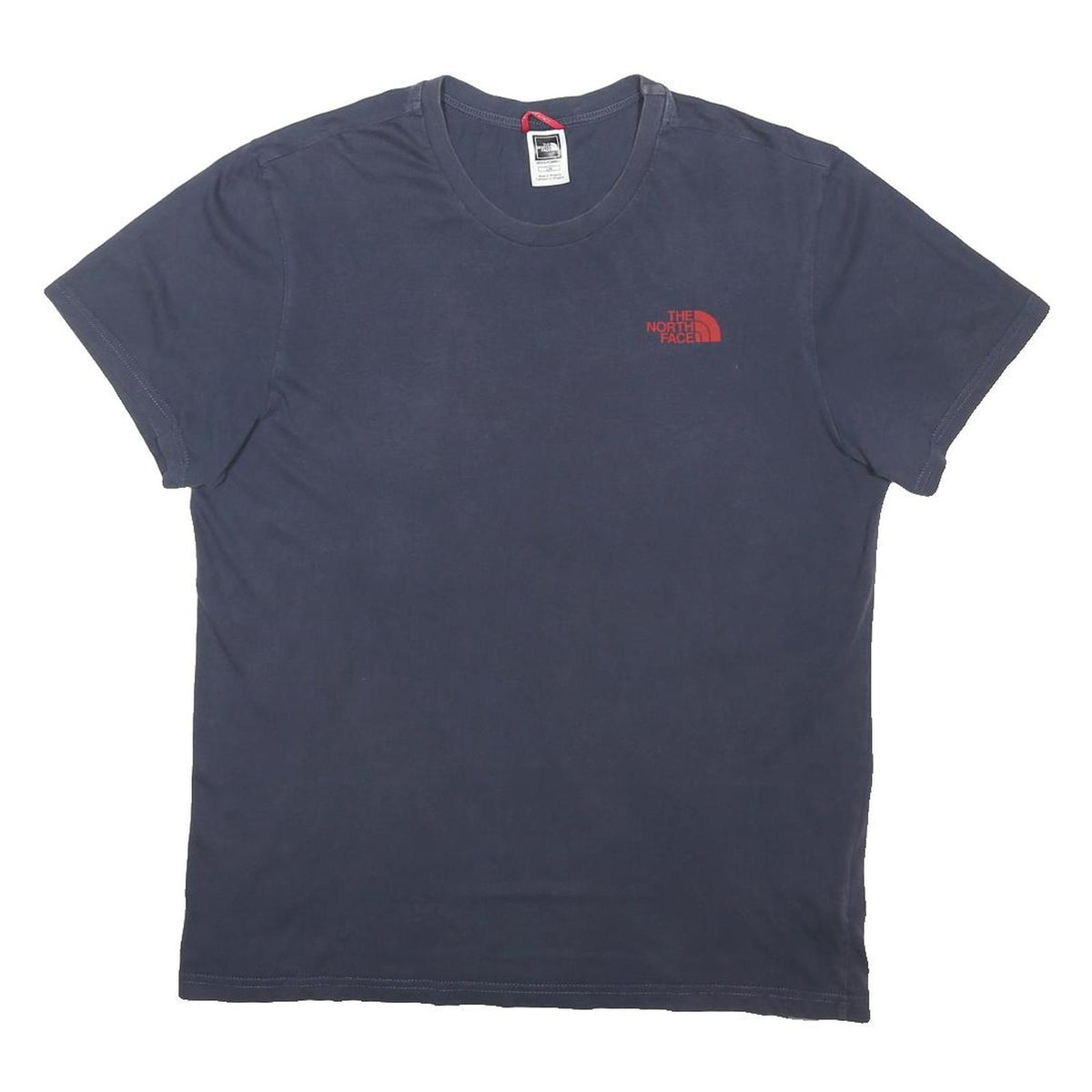 THE NORTH FACE Mens Navy Blue Logo Print T-Shirt M Short Sleeve Crew Neck Casual
