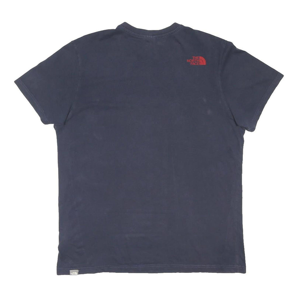 THE NORTH FACE Mens Navy Blue Logo Print T-Shirt M Short Sleeve Crew Neck Casual