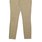 CARHARTT Womens Cotton Blend Beige Slim Fit Skinny Trousers W28 L29 Utility