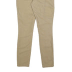 CARHARTT Womens Cotton Blend Beige Slim Fit Skinny Trousers W28 L29 Utility