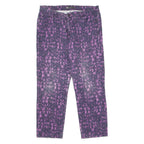 LEVI'S Mid Rise Womens Trousers Purple Regular Skinny W34 L26