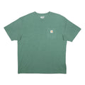 CARHARTT Mens Green Pocket T-Shirt XL Short Sleeve Crew Neck Cotton Blend Casual