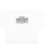 GILDAN Mens White Lake Odessa Michigan Speedway Graphic T-Shirt 2XL Short Sleeve