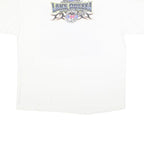 GILDAN Mens White Lake Odessa Michigan Speedway Graphic T-Shirt 2XL Short Sleeve