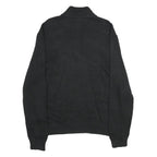 POLO RALPH LAUREN Mens Black Jumper Pullover Plain Crew Neck Basic Knit XL