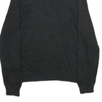 POLO RALPH LAUREN Mens Black Jumper Pullover Plain Crew Neck Basic Knit XL