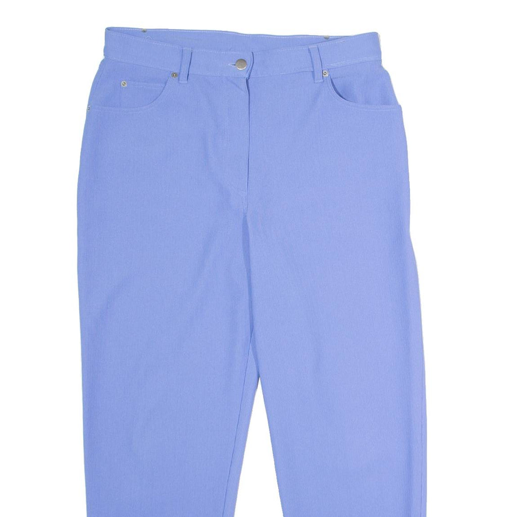 Womens Trousers Blue Regular Straight W34 L27