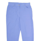 Womens Trousers Blue Regular Straight W34 L27