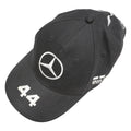AMG PETRONAS MOTORSPORT Mens Black & White Baseball Cap Cotton Blend Canvas