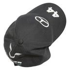 AMG PETRONAS MOTORSPORT Mens Black & White Baseball Cap Cotton Blend Canvas