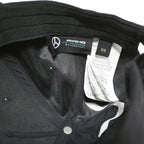 AMG PETRONAS MOTORSPORT Mens Black & White Baseball Cap Cotton Blend Canvas