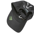 AMG PETRONAS MOTORSPORT Mens Black & White Baseball Cap Cotton Blend Canvas