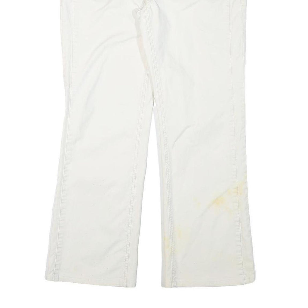 DKNY Womens Jeans White Regular Straight Denim W33 L28 Zip Cotton Blend