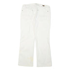 DKNY Womens Jeans White Regular Straight Denim W33 L28 Zip Cotton Blend