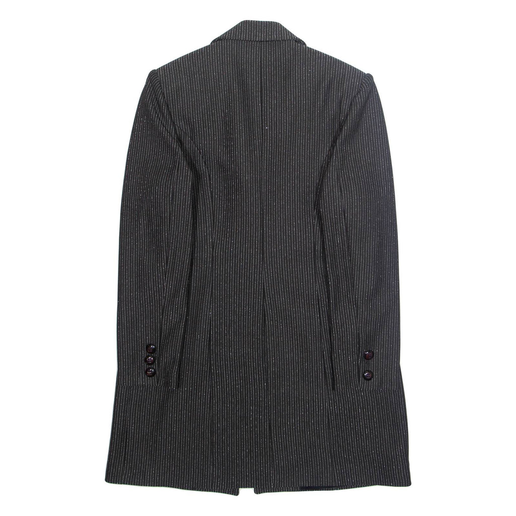 SINOE Womens Blazer Jacket Black Striped L