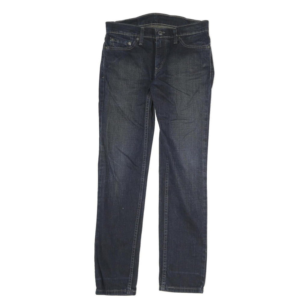 LEVI'S 511 Mens Jeans Blue Slim Skinny Denim Medium W28 L30 Classic Zip