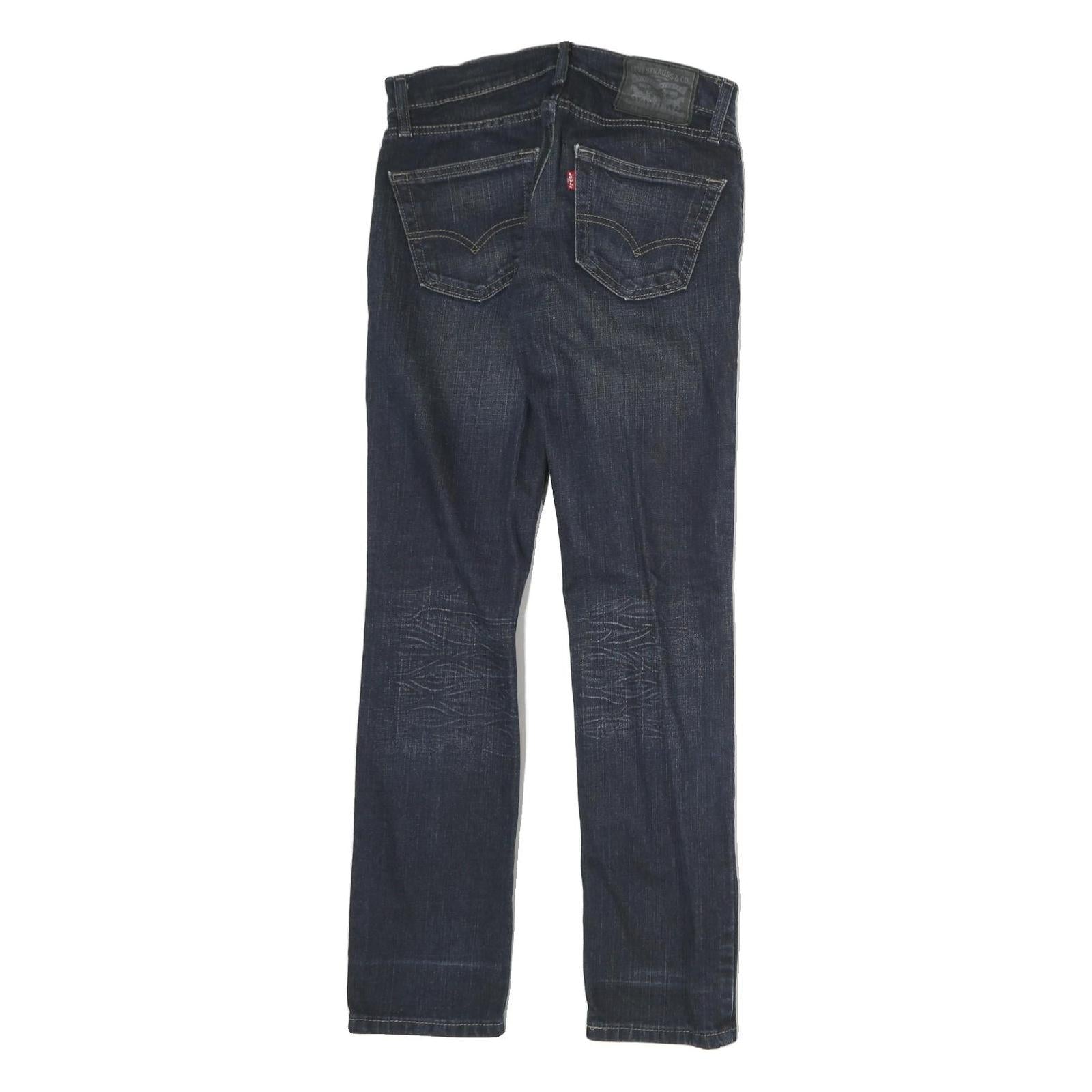 LEVI'S 511 Mens Jeans Blue Slim Skinny Denim Medium W28 L30 Classic Zip