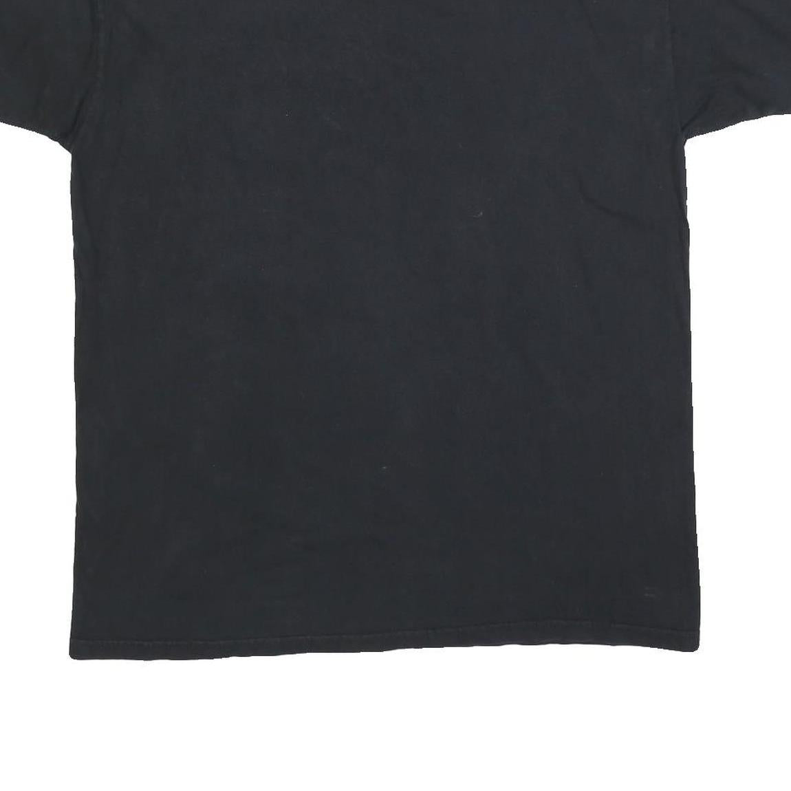 HARD ROCK CAFE Mens Black Myrtle Beach Graphic T-Shirt L Short Sleeve Crew Neck