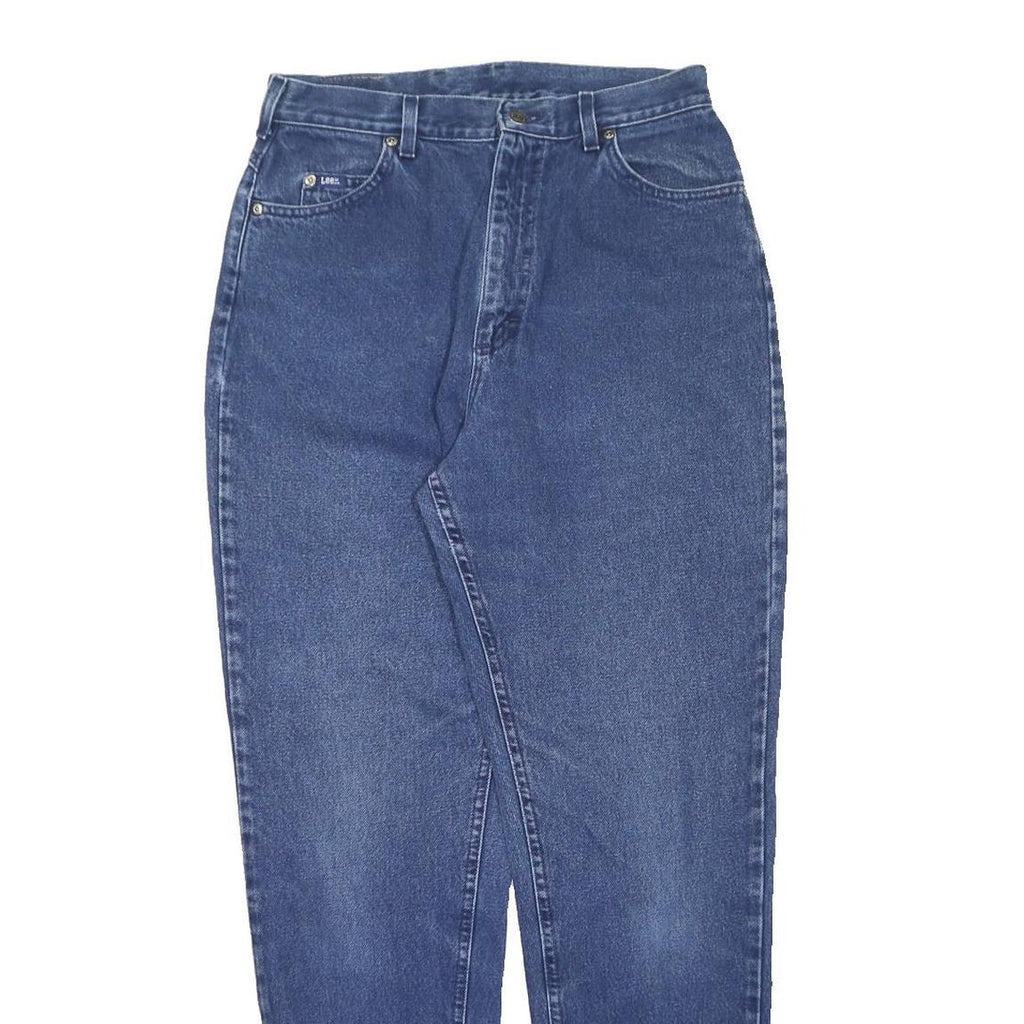 LEE Mens Regular Fit Blue Denim Jeans W30 L32 Classic Cotton Blend Zip