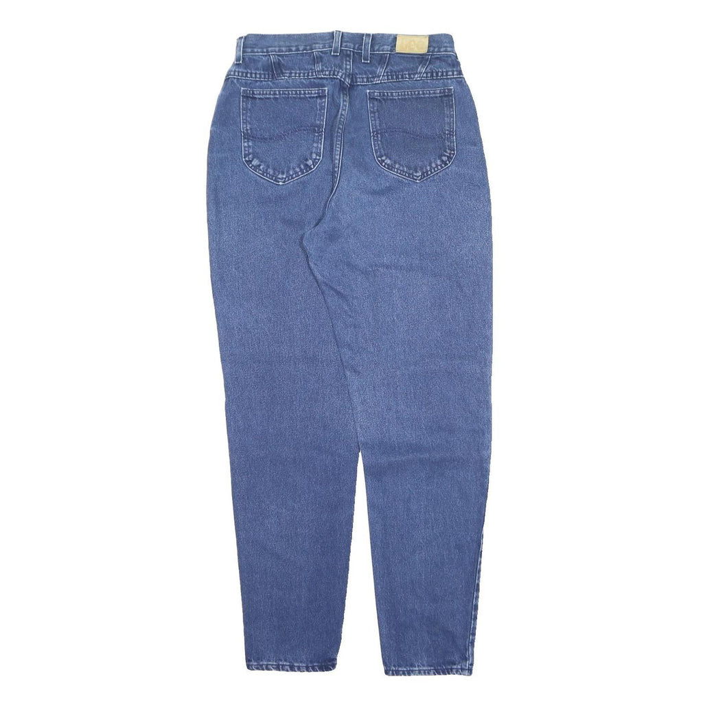 LEE Mens Regular Fit Blue Denim Jeans W30 L32 Classic Cotton Blend Zip