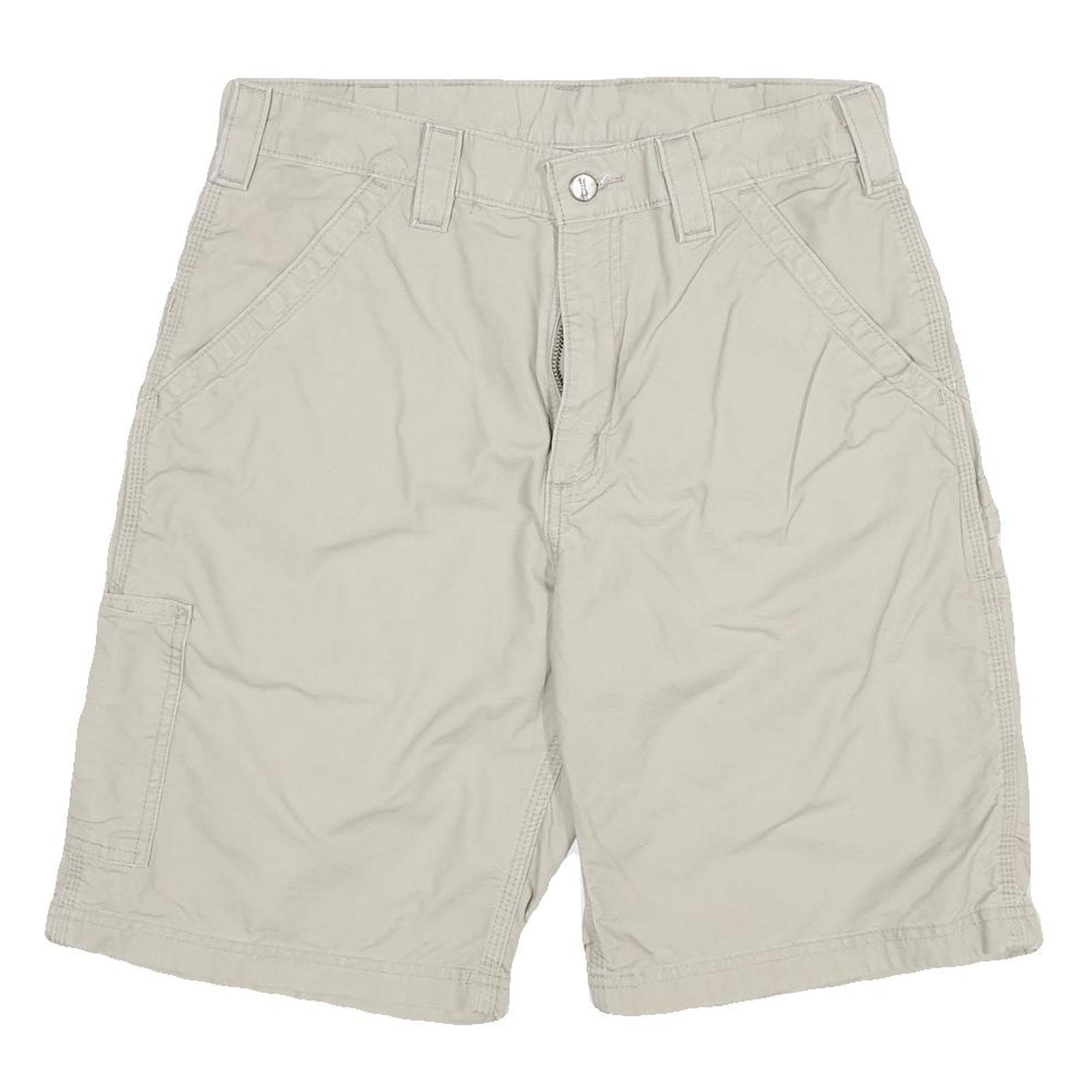 CARHARTT Mens Shorts Beige Casual L W30 Cotton Blend Workwear