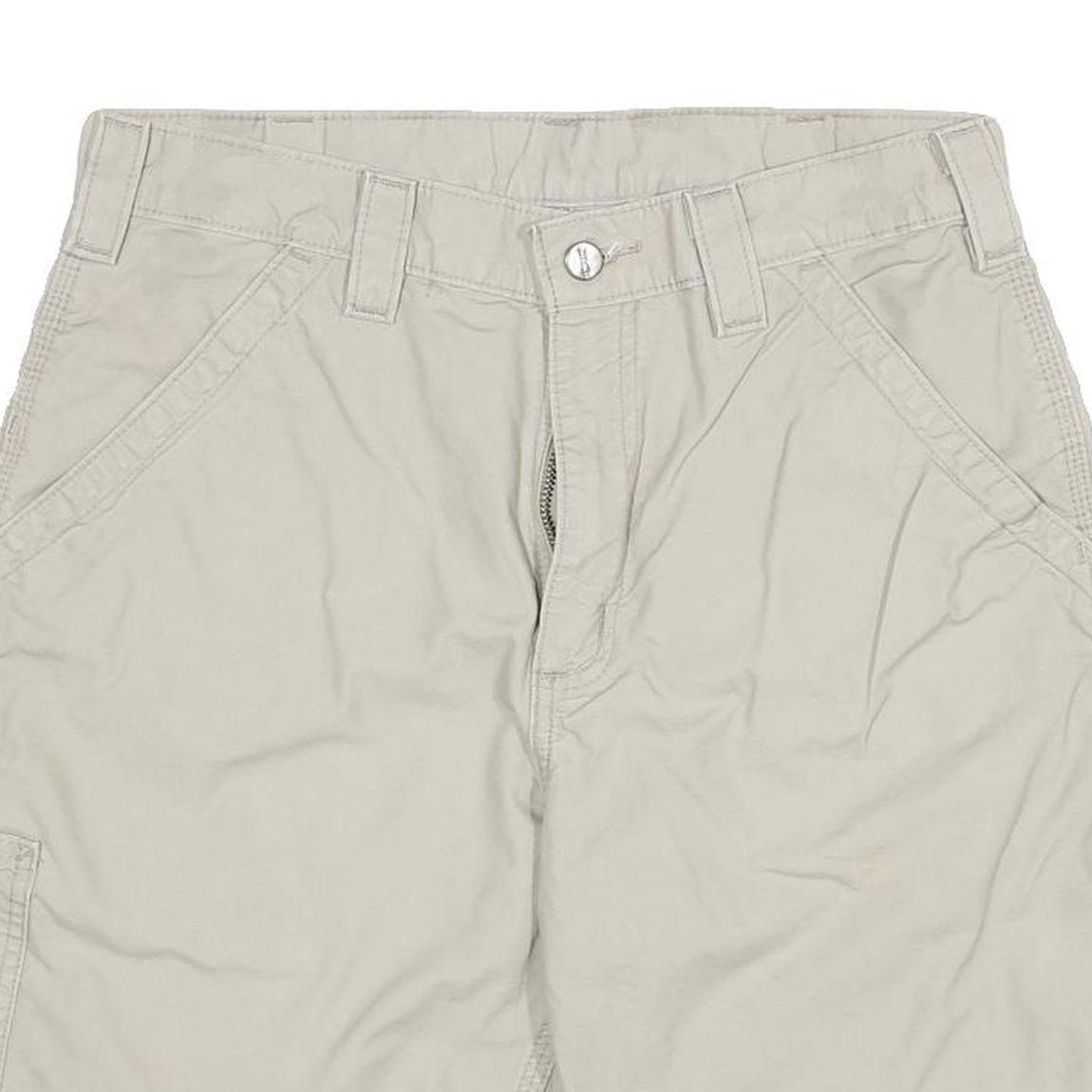 CARHARTT Mens Shorts Beige Casual L W30 Cotton Blend Workwear
