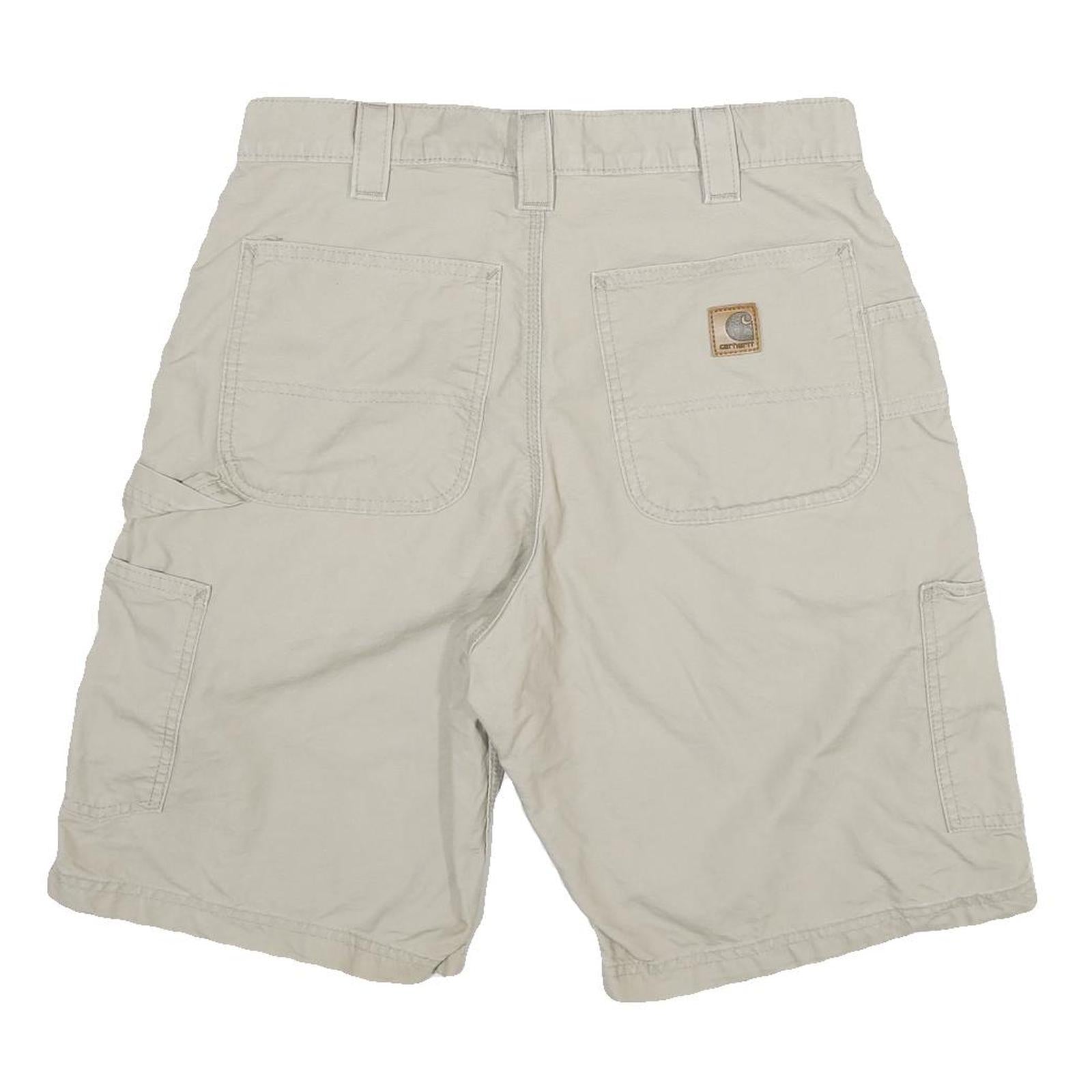 CARHARTT Mens Shorts Beige Casual L W30 Cotton Blend Workwear