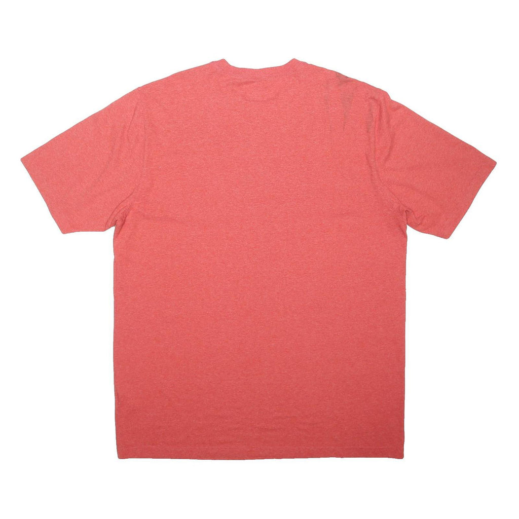 CARHARTT Mens Red Pocket T-Shirt XL Short Sleeve Crew Neck Cotton Blend Casual
