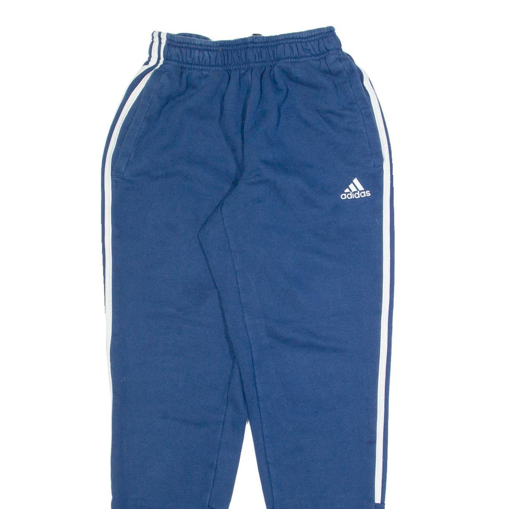 ADIDAS Mens Joggers Blue Tapered XS W22 L29