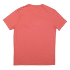 J.CREW Mens Coral Modern T-Shirt M Short Sleeve V-Neck Cotton Blend Casual