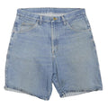 WRANGLER Mens Denim Blue Casual Shorts L W34 Classic Fit Cotton Blend