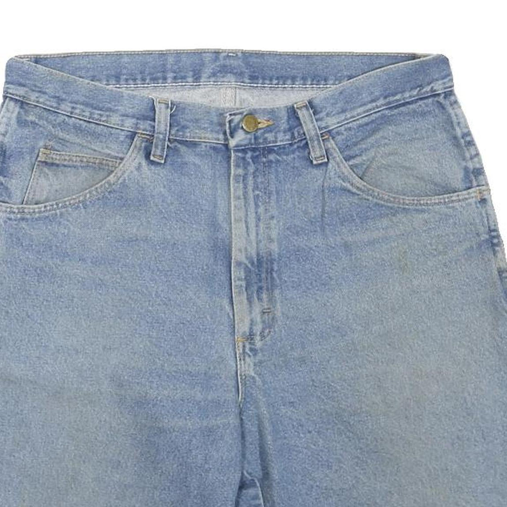 WRANGLER Mens Denim Blue Casual Shorts L W34 Classic Fit Cotton Blend