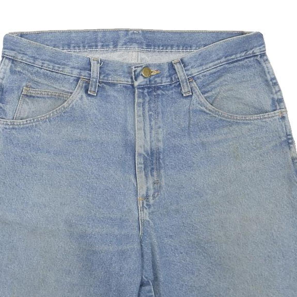 WRANGLER Mens Denim Blue Casual Shorts L W34 Classic Fit Cotton Blend