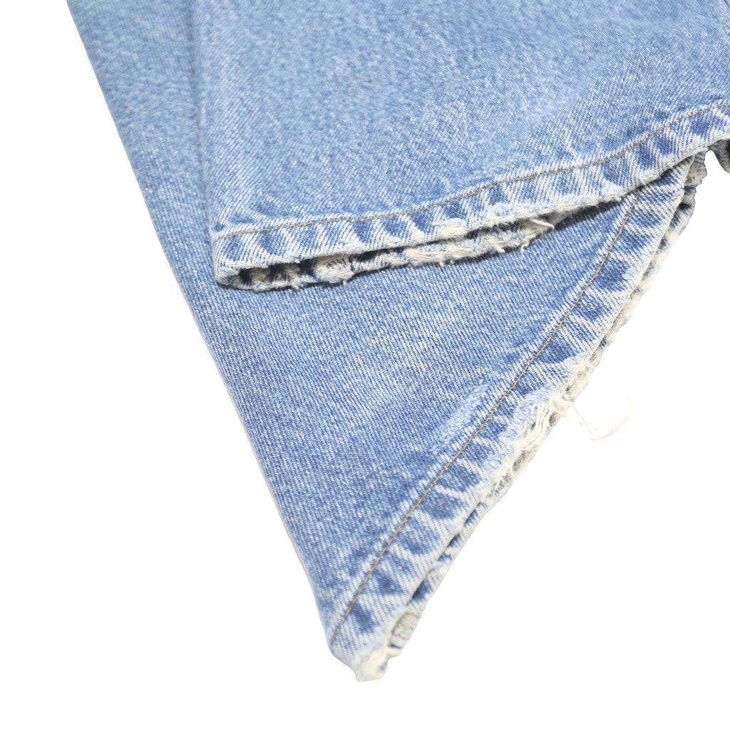 CARHARTT Mens Relaxed Blue Denim Jeans W32 L32 Casual Workwear Zip Closure