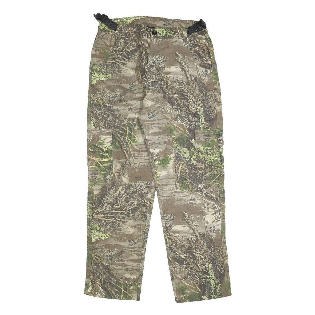 ULTRA CLUB Mens Cotton Blend Camouflage Regular Fit Trousers W31 L29 Casual
