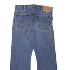 LEVI'S Mens Blue Regular Fit Straight Denim Jeans W32 L28 Classic Zip Pockets
