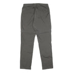 FJALLRAVEN Womens Polyester Grey Regular Zip Cargo Trousers W29 L31 Outdoor