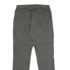 FJALLRAVEN Womens Polyester Grey Regular Zip Cargo Trousers W29 L31 Outdoor