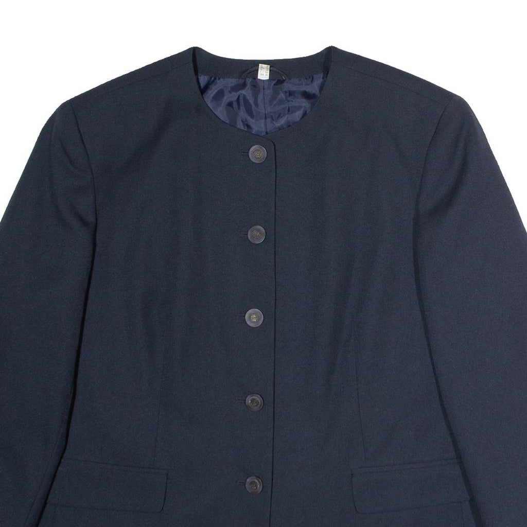Womens Blazer Jacket Blue UK 20