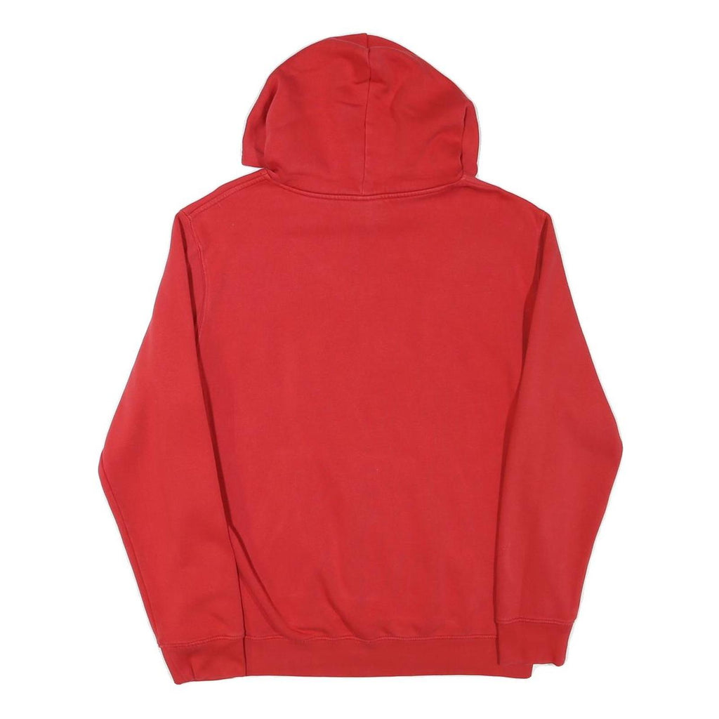CHAMPION Mens Red Pullover Hoodie M Cotton Blend Casual Sweatshirt
