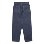 NOMO Womens Jeans Blue Relaxed Straight Denim Medium W30 L30 Unique Pocket