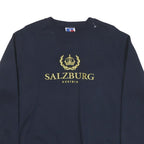RUSSELL ATHLETIC Mens Navy Blue Salzburg Austria Crew Neck M Sweatshirt