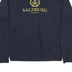 RUSSELL ATHLETIC Mens Navy Blue Salzburg Austria Crew Neck M Sweatshirt