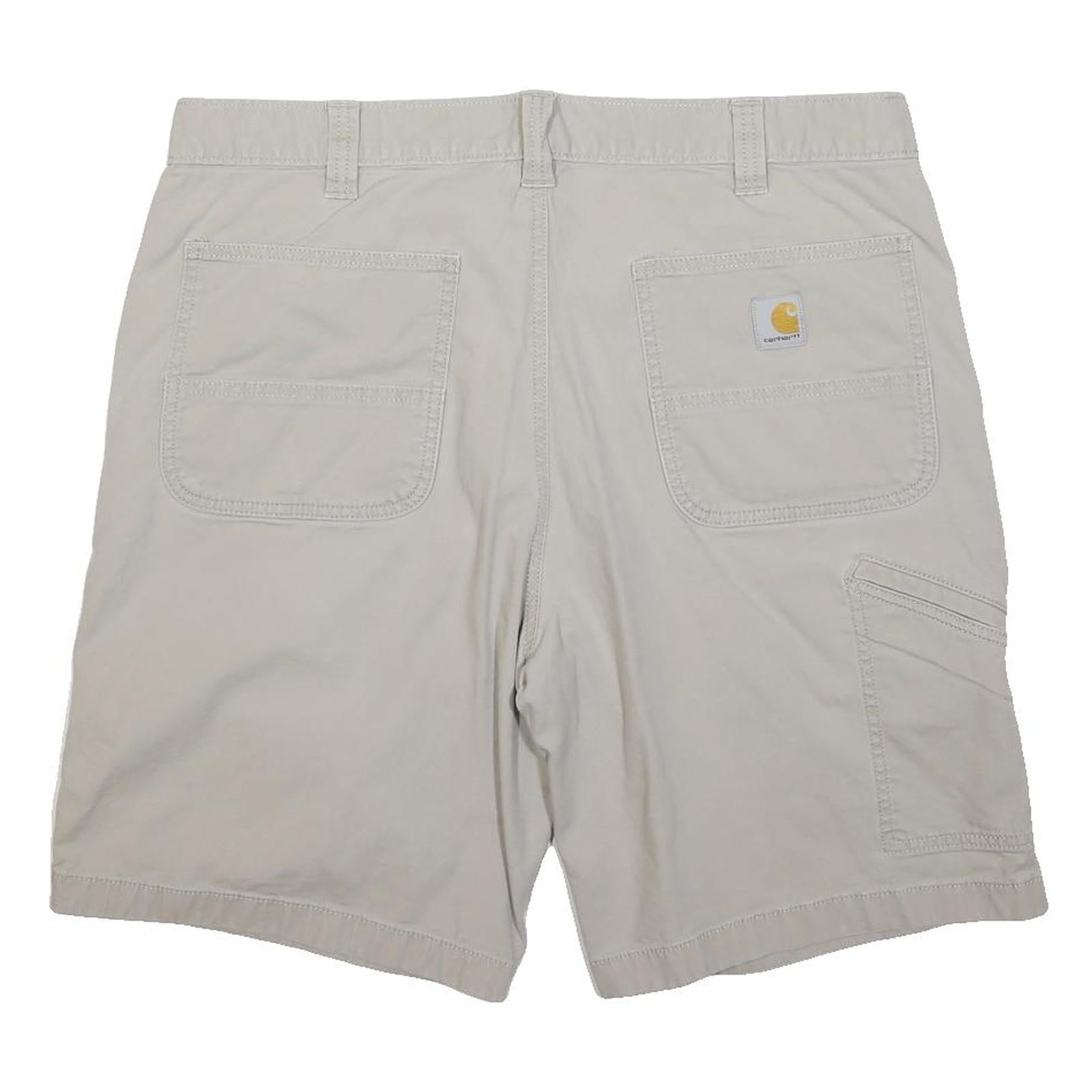 CARHARTT Mens Shorts Beige Relaxed Fit Plain M W36 Workwear Utility