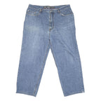 VICTORINOX Womens Jeans Blue Relaxed Straight Denim Light W38 L27 Comfortable