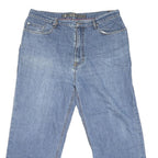 VICTORINOX Womens Jeans Blue Relaxed Straight Denim Light W38 L27 Comfortable